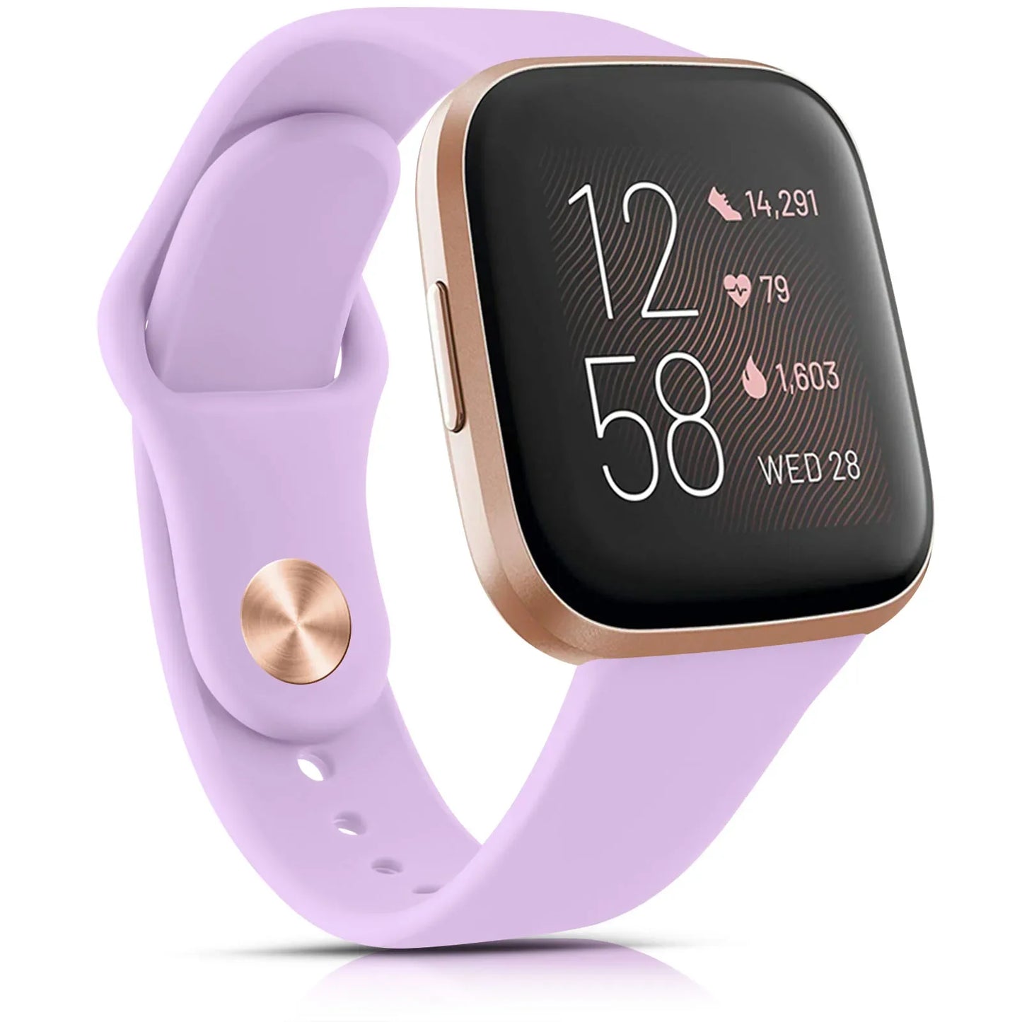 Silikon Armband Sport Ersatz für Fitbit Versa 1 2 3 4 Lite Sense 2