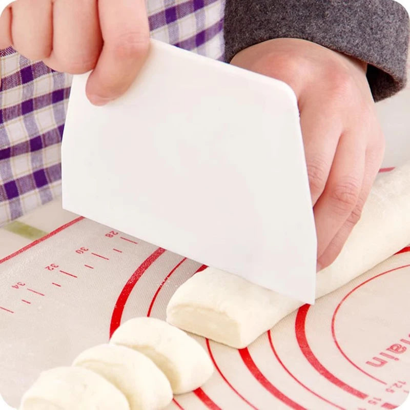 Flexibler Teigschaber - Spatel aus Kunststoff – Ideal für Gebäck - Kuchen