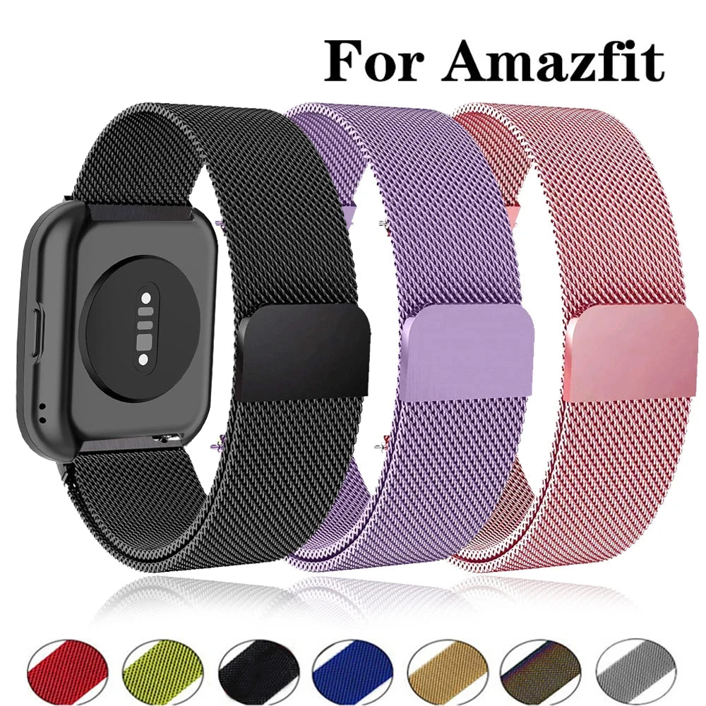 Magnetisches Edelstahl-Smartwatch-Armband 20/22mm – Komfort - Stil in 6 Farben