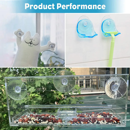 10 Stück PVC Pilzkopf Saugnäpfe in 20/30/40 mm Transparent für Glas - Yabubest - Home & More