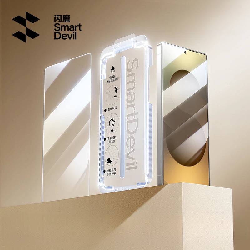 Staubfreier Hartglas Displayschutz Anti-Fingerabdruck