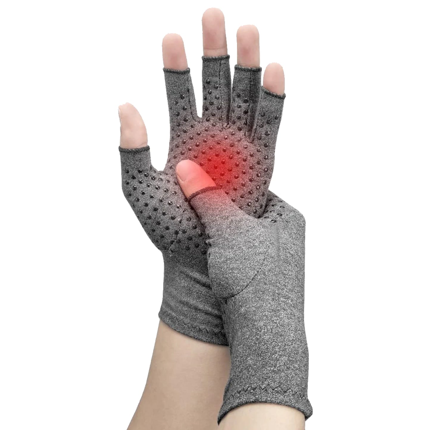 Fingerlose Kompressionshandschuhe für Handarthritis zur Schmerzreduktion