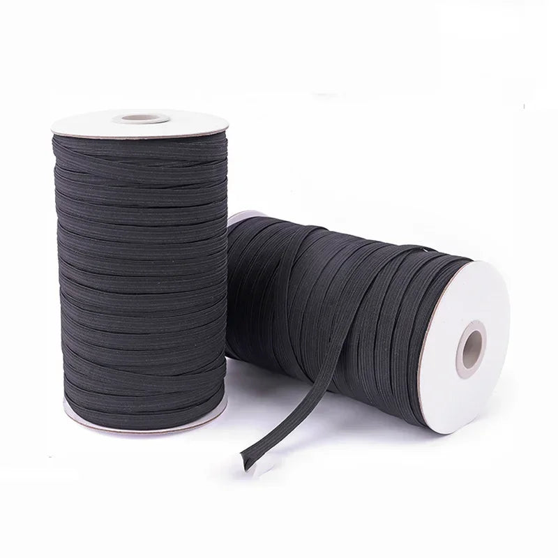 Vielseitiges Nähband Weiß Schwarz 3-12mm für Bekleidung & DIY