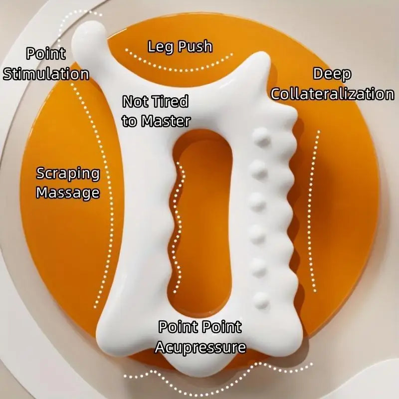 Ergonomisches Hand-Gua-Sha-Brett – vielseitig für Gesicht - Körperpflege