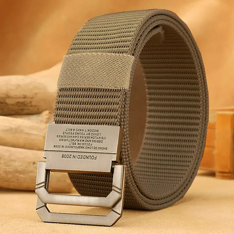 Robuster Nylon-Gürtel Herren 3,8 cm breit – verstellbar, ideal für Outdoor - Alltag