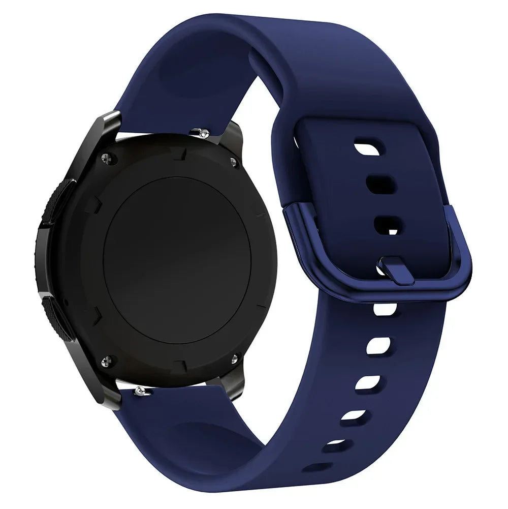 Silikon Uhrenarmband 20/22mm kompatibel mit Smartwatches und Sportuhren