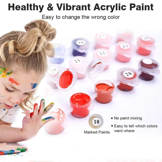 Gatyztory 40x50cm Ölgemälde durch Zahlen Blumen Leinwand