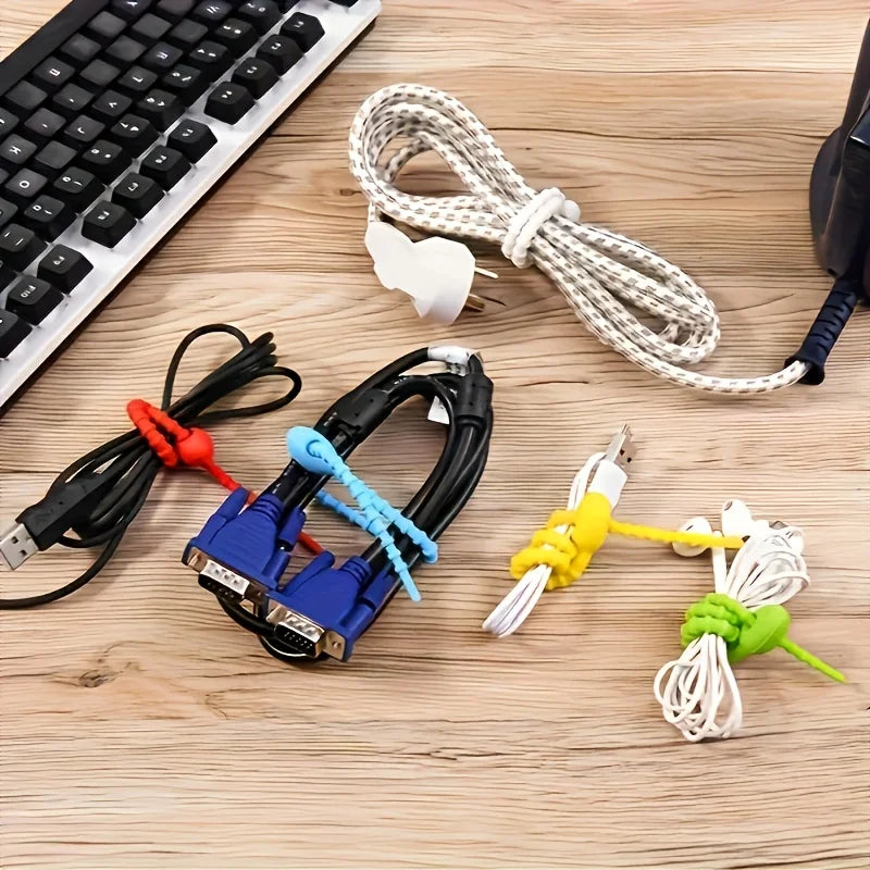 Kabel Organizer Silikon Wiederverwendbar Für Ordnung Zuhause Büro