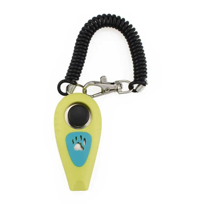Multifunktions Haustier Clicker Pfeife – Hunde Katzen Training Schlüsselanhänger