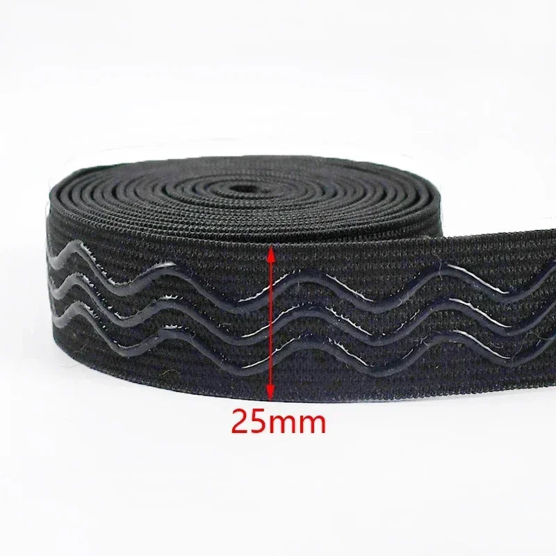 Elastisches Gurtband 20-50mm als Anti-Rutschband für Gürtel und Kleidung