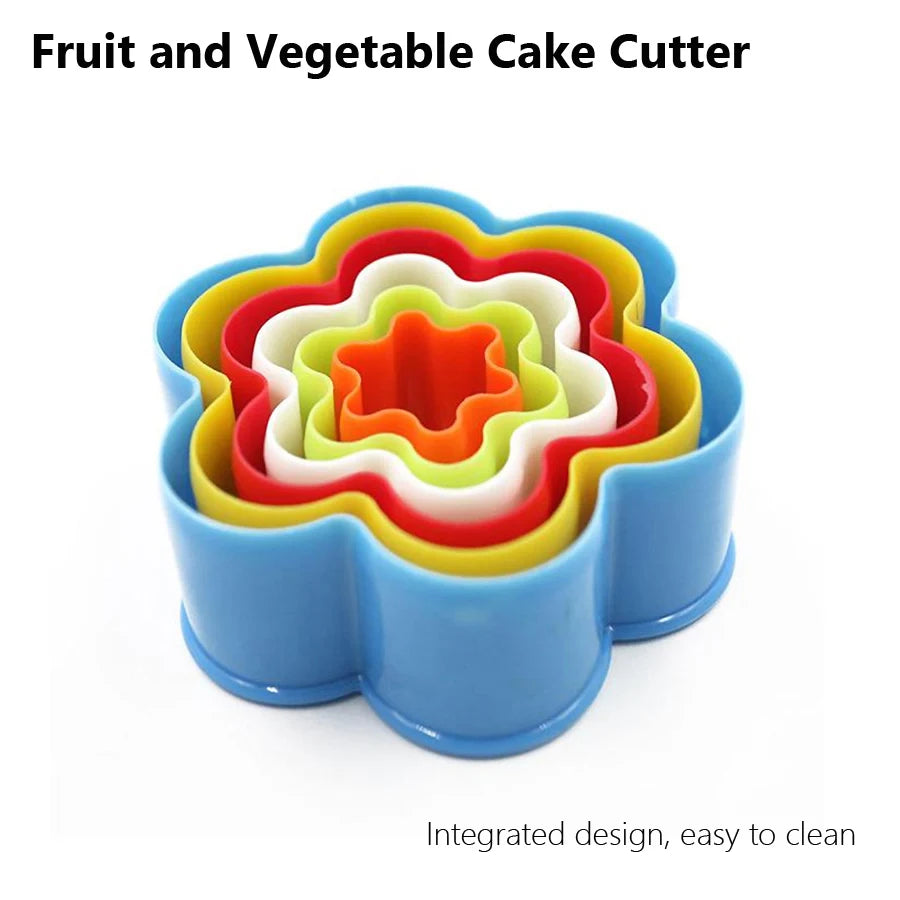 5-teiliges Set Cookies Cutter Formen Herz Stern Weihnachtsbaum