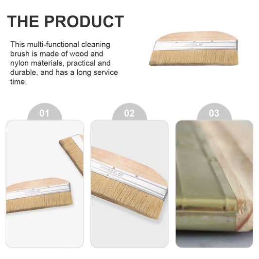 Multifunktionaler Borstenpinsel mit Holzgriff – weich, langlebig - vielseitig einsetzen