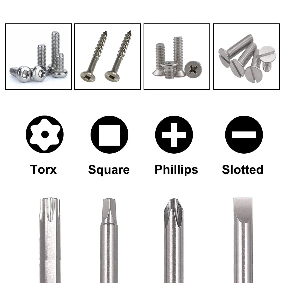 Lange magnetische Schraubendreher Bits Set 1/4 Zoll Sechskantschaft