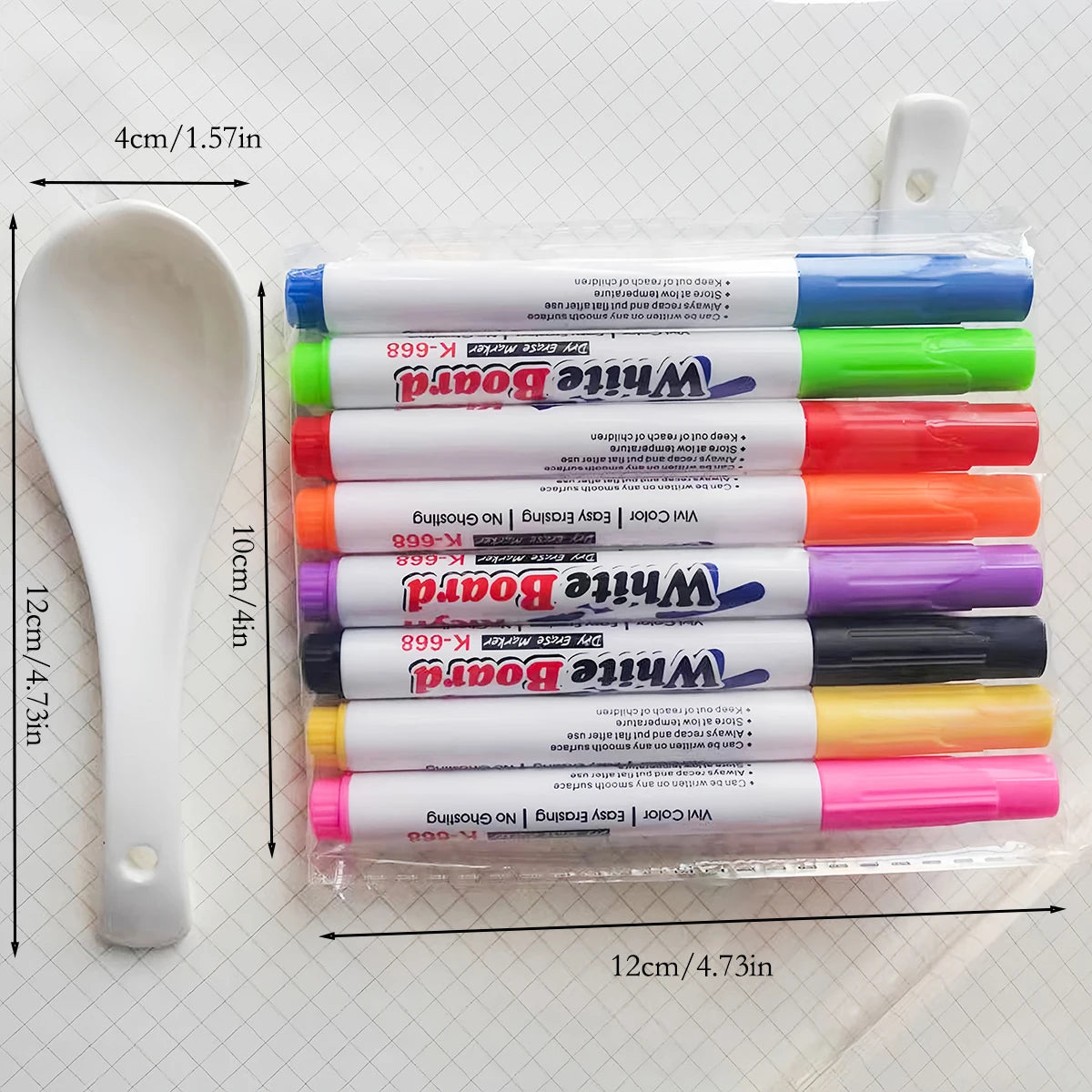 12 bunte schwimmende Aquarellstifte mit Pinselset Lern und Kulturzubehör