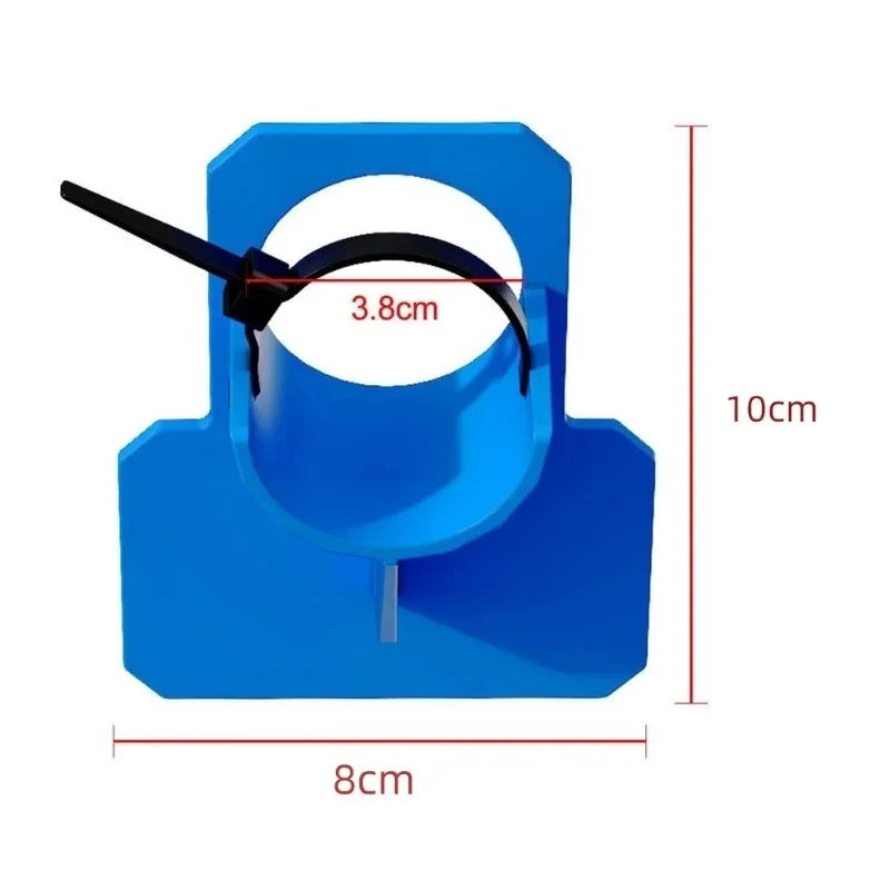 Sichere Pool-Rohrhalterung 30-38mm inkl. Kabelbinder – Schutz - Stabilität garantiert