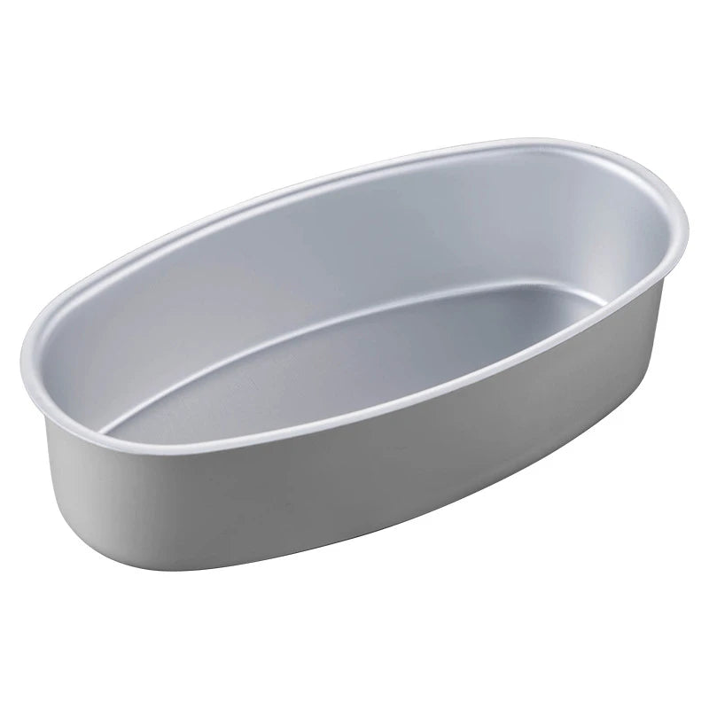 Ovaler Backform aus eloxiertem Aluminium – Antihaft - Wiederverwendbar