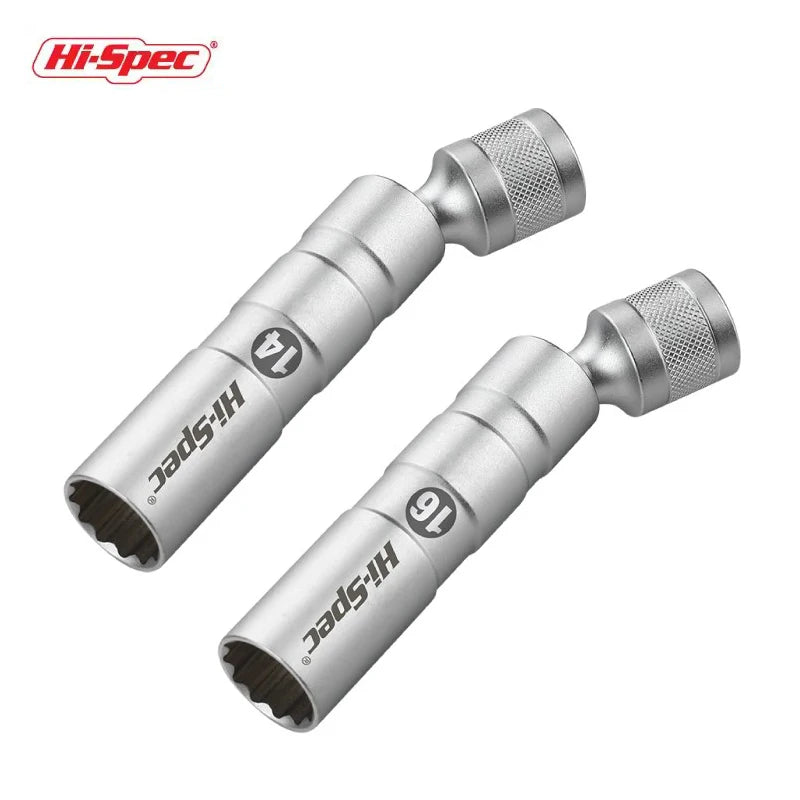 Magnetischer Universal Zündkerzen Steckschlüssel 14 und 16mm Auto Reparatur