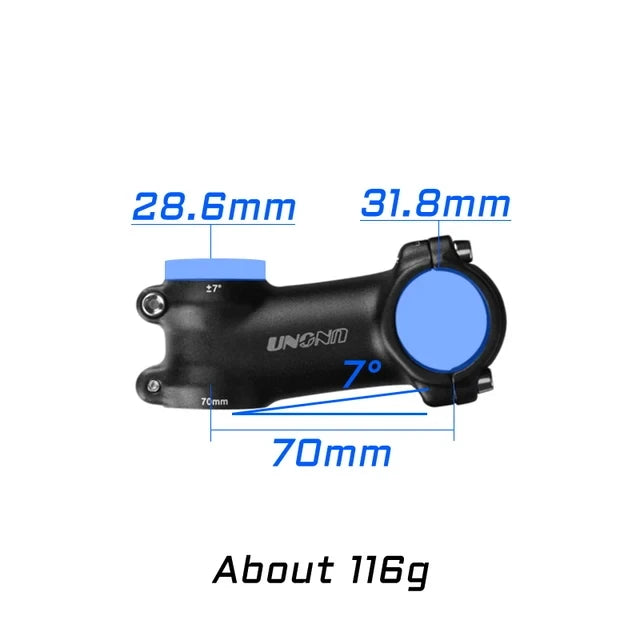 Ultraleichter MTB Fahrradvorbau Aluminium 31,8 mm 60 bis 130 mm Länge