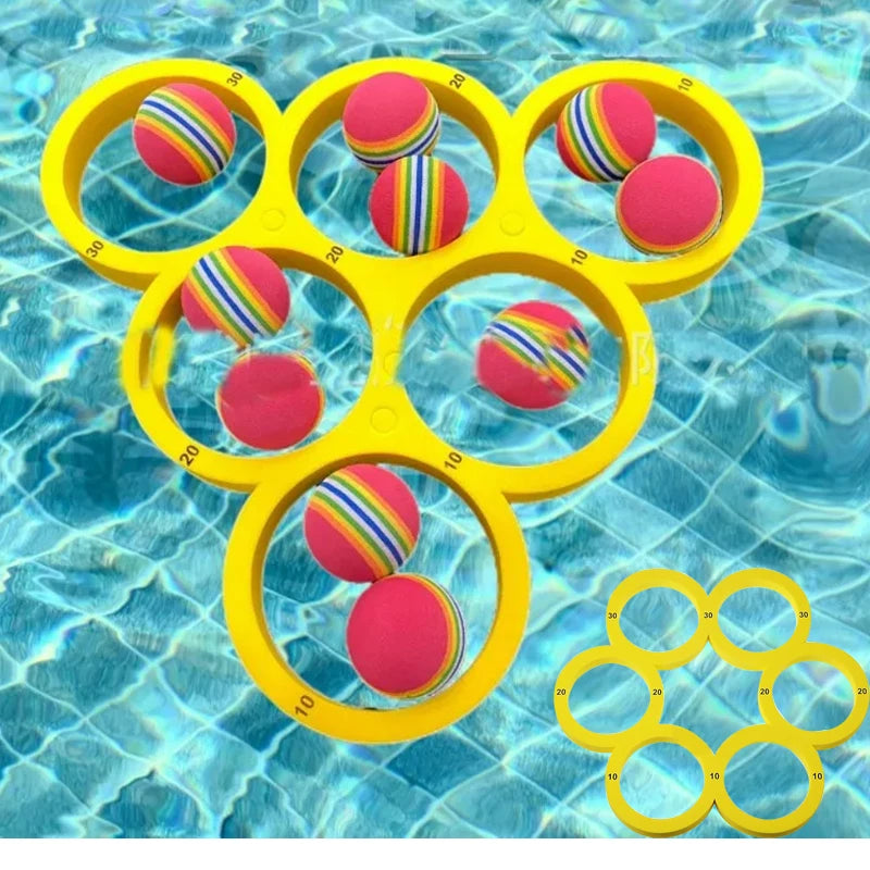 Endloser Wasserspaß: Schwimmendes, langlebiges EVA Pool-Spielzeug mit Farbkugel
