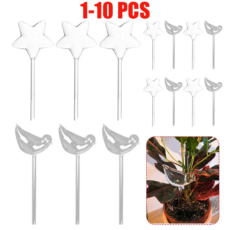 Automatisches Pflanzenbewässerungssystem Vogel/Stern 24x9cm – Perfekte Pflege, Wasser sparen
