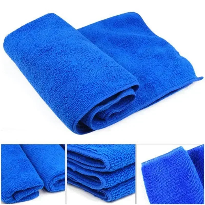 Ultraweiche - saugstarke 10er Mikrofaser Handtücher 30x30 cm – kratzfrei - antibakteriell