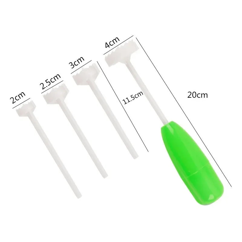 Multifunktionales 4-teiliges Gemüse-Corer-Set für Zucchini - Auberginen