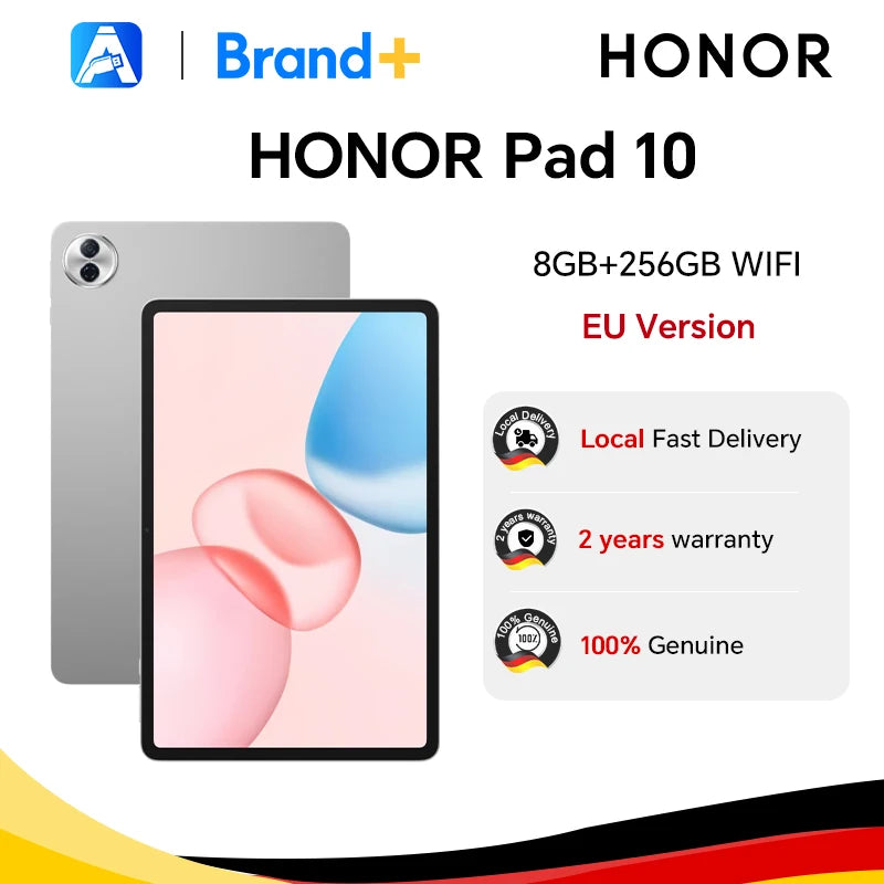 HONOR Pad 10 Tablet 12.1 Zoll, 8GB RAM + 256GB, Android WLAN EU Version