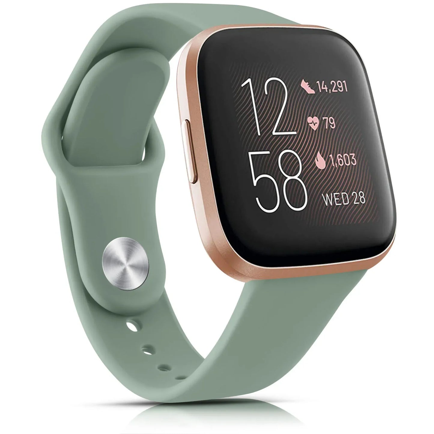 Silikon Armband Sport Ersatz für Fitbit Versa 1 2 3 4 Lite Sense 2