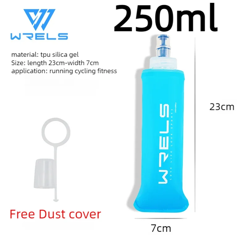 Faltbare TPU Wasserflasche 500ml BPA-frei für Outdoor Sport - Wandern