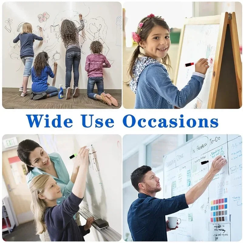 Magnetische Whiteboard-Stifte 4/8er Set – Löschbar, farbig - platzsparend