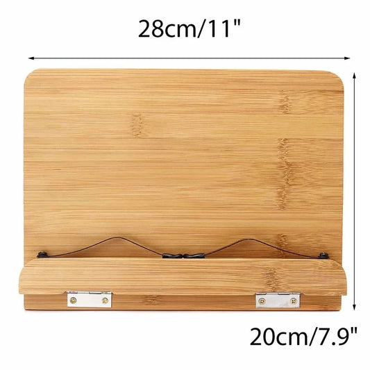 Buchstützen Jumon Bambus Lesetischhalter stabil und verstellbar