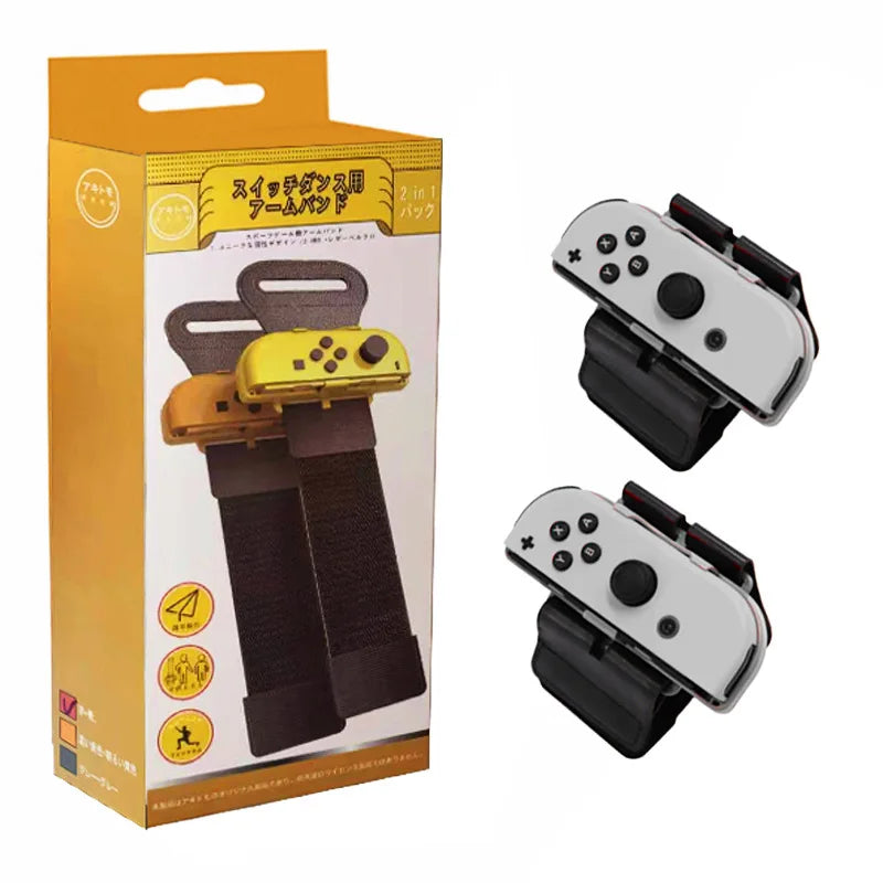 Verstellbares Nylon-Plastik Tanzarmband für Nintendo Switch Joy-Con