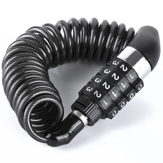 Robustes Fahrradkettenschloss mit 4-stelligem Zahlenschloss für Diebstahlschutz