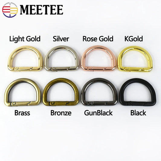 D Ring Karabiner Schnallen Set 5 10 20 Stück für Taschen Gurt
