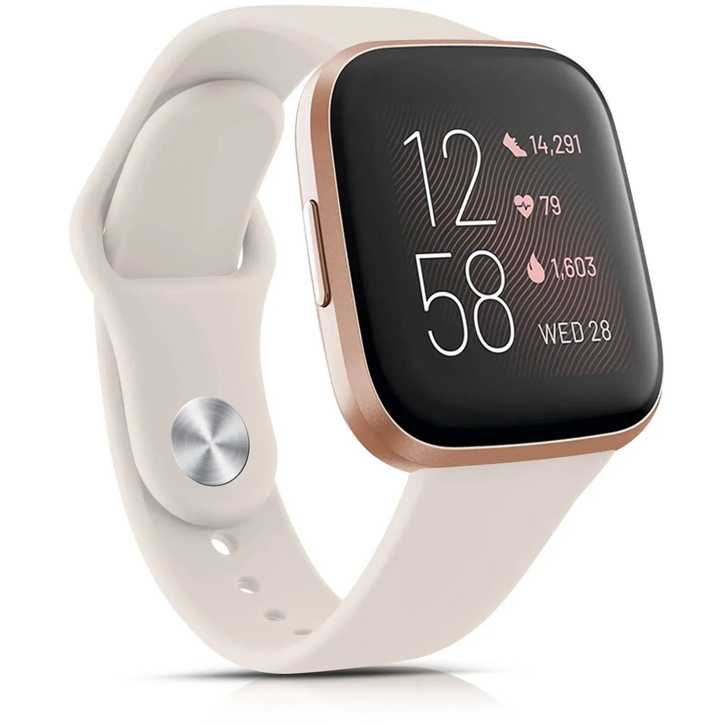 Silikon Armband Sport Ersatz für Fitbit Versa 1 2 3 4 Lite Sense 2