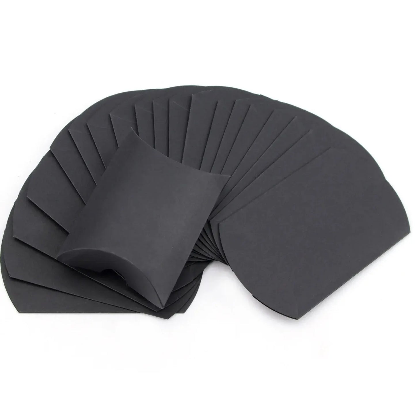 50PCS Kraftpapier Kissen Boxen – Umweltfreundlich & Stabil für Hochzeit & Party
