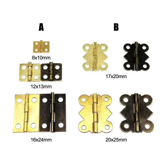 Mini-Schmucktruhe aus antikem Messing für kreative Geschenke