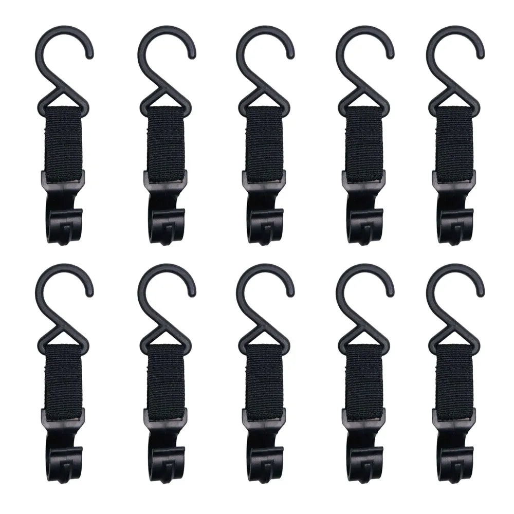 5 10 Stück S-förmige bewegliche Organizer Haken für Camping und Outdoor