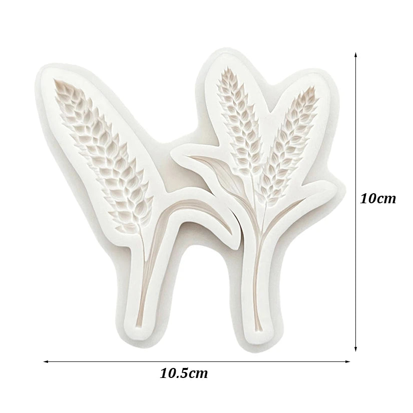 Silikon Kuchen Dekorierform Weizen Ohr Sugarcraft Fondant Backform