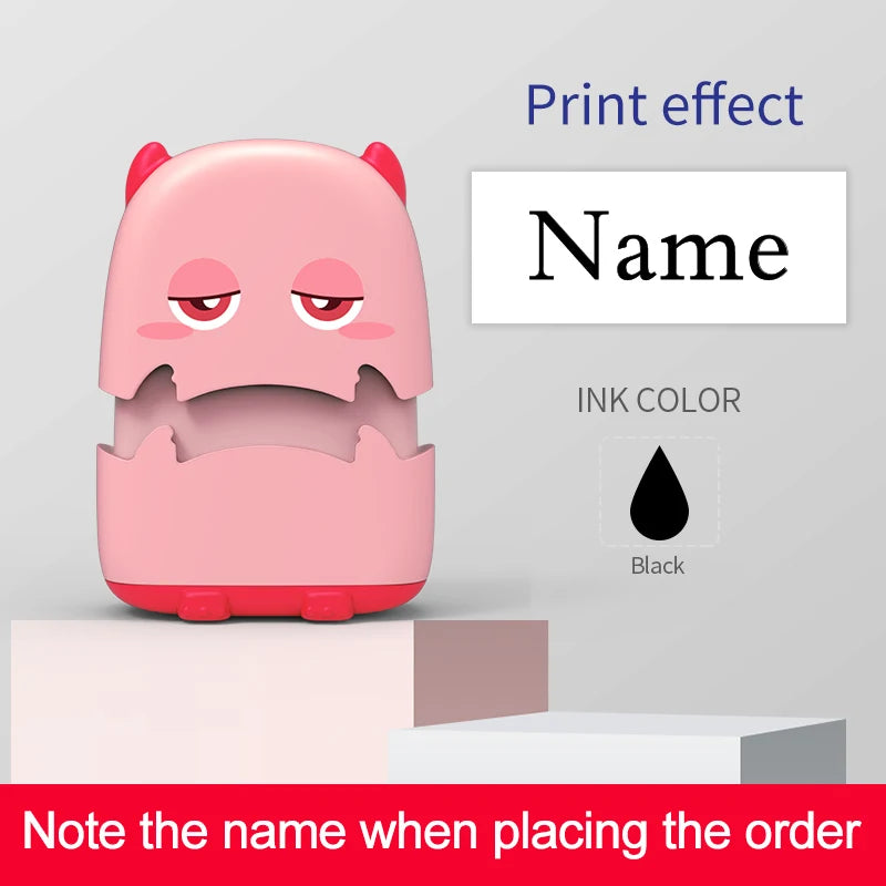 Wiederverwendbares Baby-Namenstempel-Set – Ungiftig, wasserfest - personalisierbar