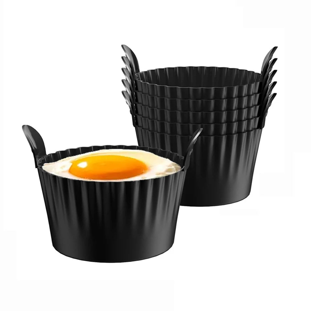 Antihaft Silikon 4/6er Set Airfryer Muffin- - Ei-Backformen, spülmaschinenfest