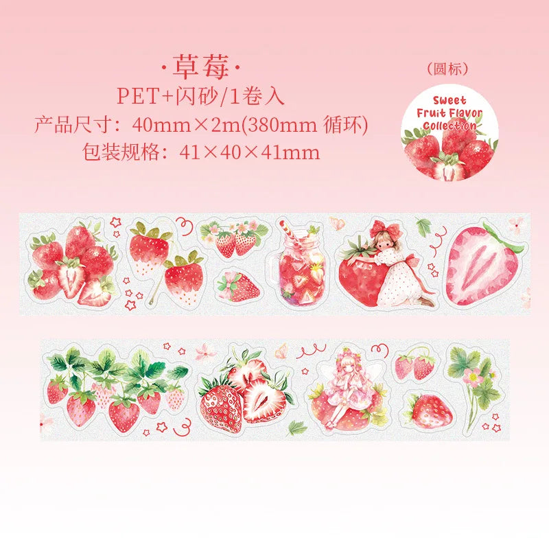 Saftiges Obst Washi-Tape 40mmx2m für Bullet Journals und Scrapbooking