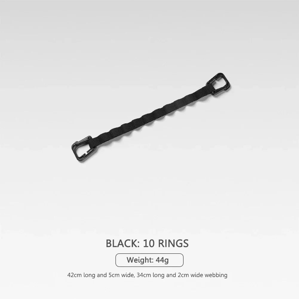 Multi-Clip Camping Wäscheleine mit 5 10 oder 18 Aufhängeringen Strap