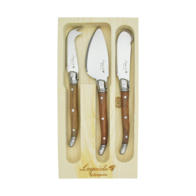 Set Buttermesser Mit Edelstahlklinge Und Rossholzgriff Für Perfektes Streichen