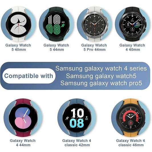 Komfort - Stil vereint: Atmungsaktives Silikonarmband mit Magnetschnalle für Galaxy Watch