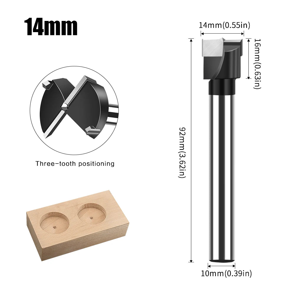 Präziser Hartmetall Forstner Bohrer 12-60mm für Holzbearbeitung