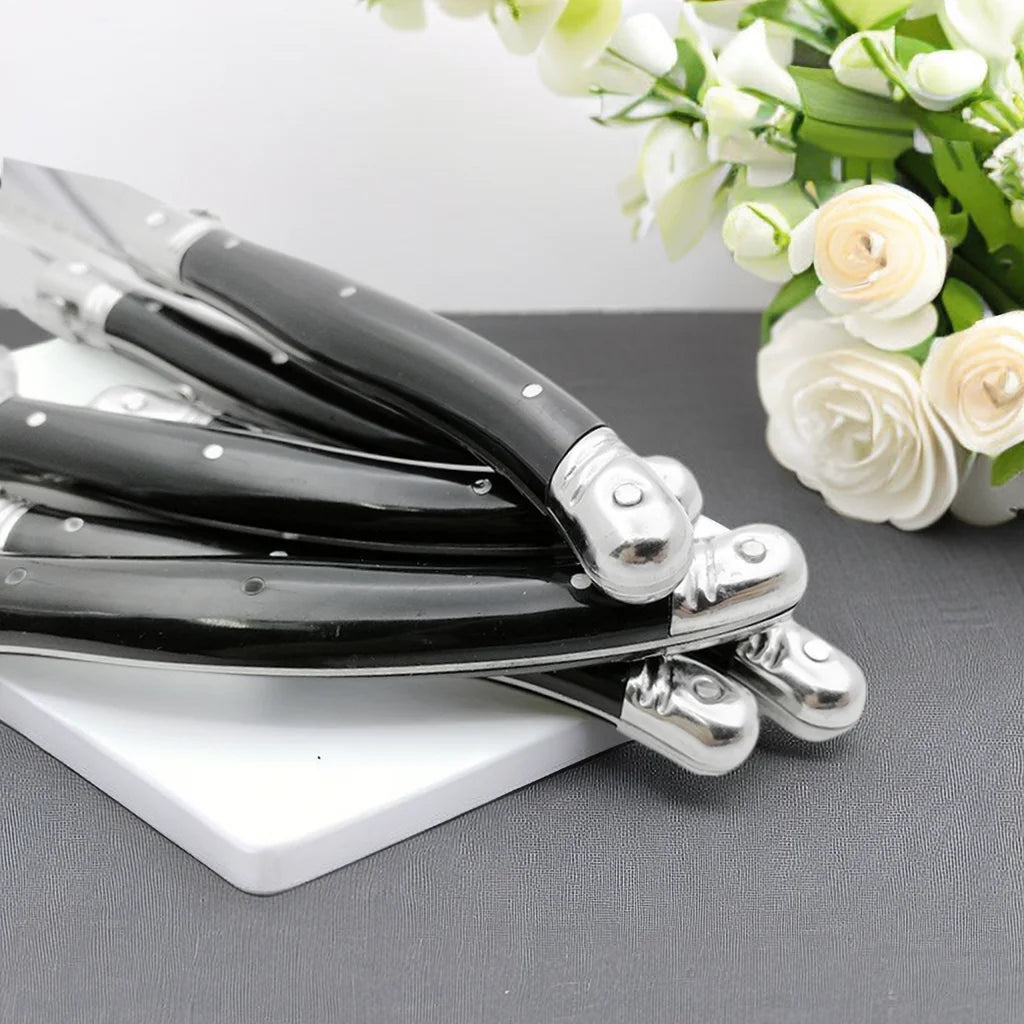 9 Zoll Laguiole Steakmesser Set mit Ergonomischem Griff und Edelstahlklinge
