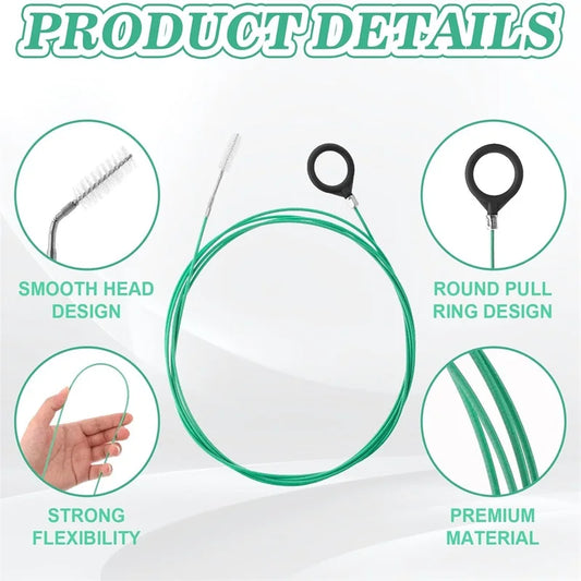 Flexible Auto Abflussloch Reinigungsbürste 3m 5m für Schiebedach - Rohr