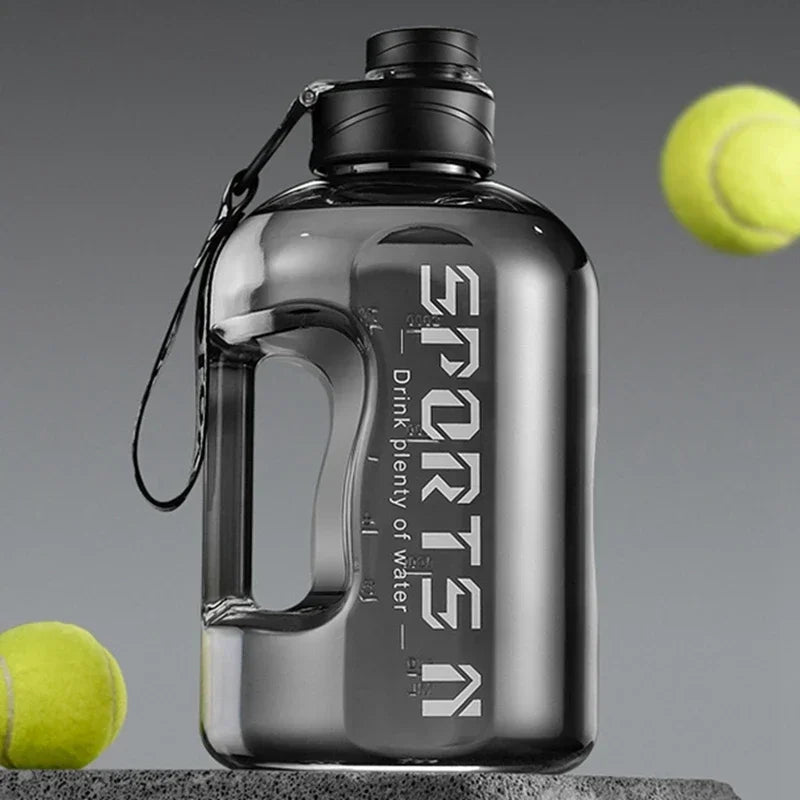 BPA-freie Sport Wasserflasche 1,7L - 2,7L – Robust, Groß - Ideal fürs Outdoor