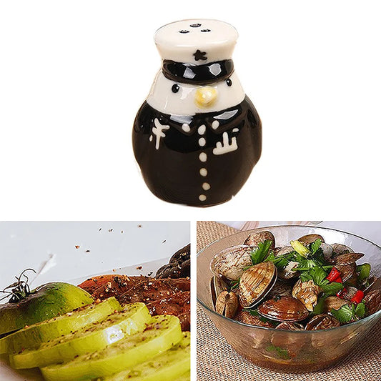 Niedliche 2er Keramik Pinguin Salz- - Pfeffer Shaker – Stilvolle Tischdeko